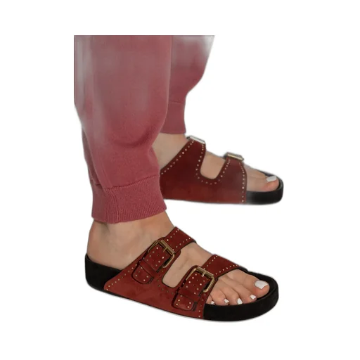 Buckle Slippers