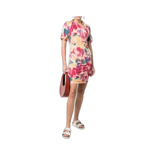 Tie-Dyed Slim Dress