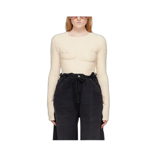 Round Neck Long-Sleeved Top