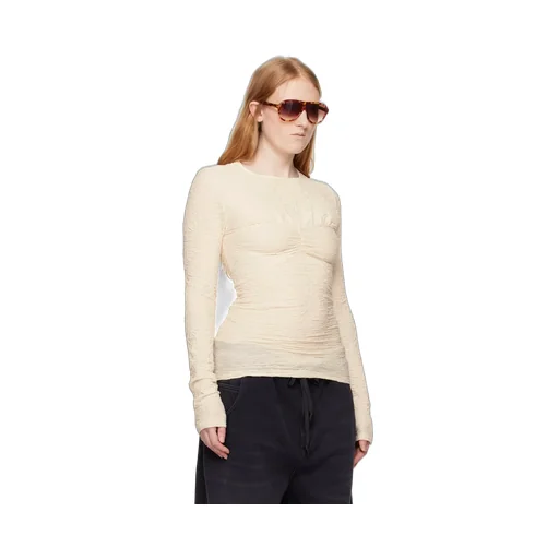 Round Neck Long-Sleeved Top