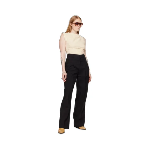 Crinkled Asymmetric Jersey Top