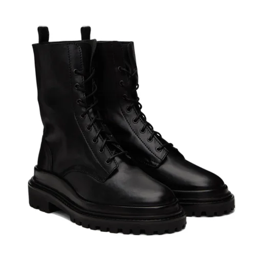 Ghiso Lace-Up Combat Boots