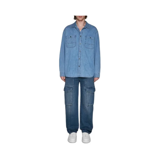 Long-Sleeved Button-Up Shirt