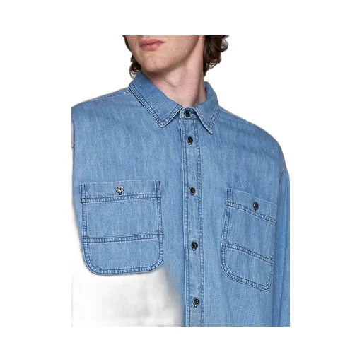 Long-Sleeved Button-Up Shirt