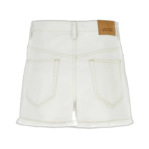 Lesia Logo Patch Denim Shorts