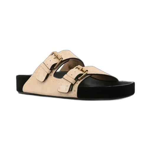 Lennyo Slip-On Buckle Sandals