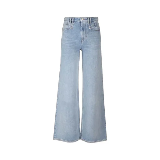 Lemony Wide-Leg Jeans