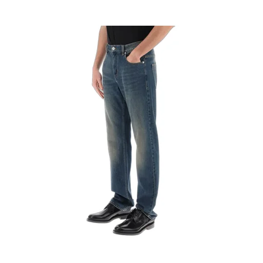 Logo Patch Flared Jeans