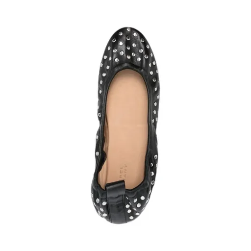 Belna Studded Slip-On Ballet Flats