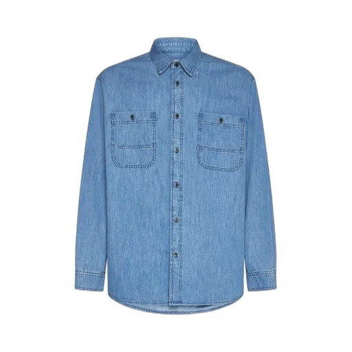 Long-Sleeved Button-Up Shirt