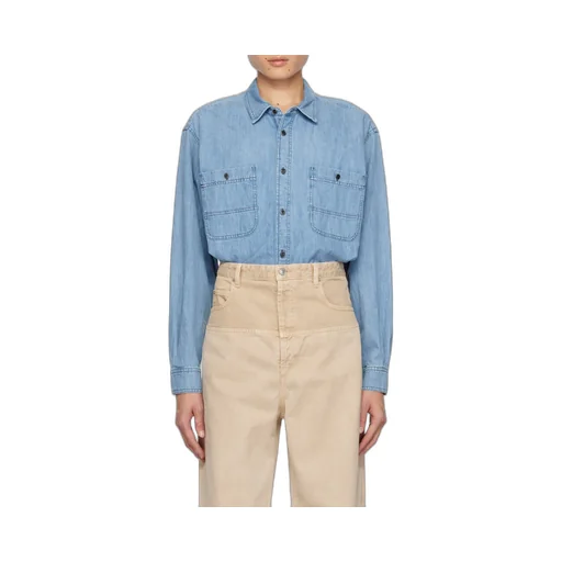 Long-Sleeved Button-Up Shirt