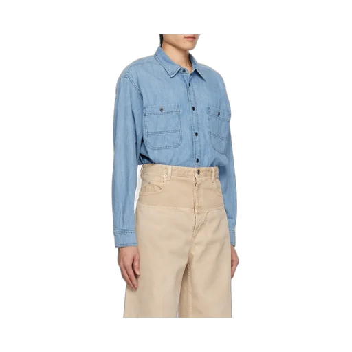 Long-Sleeved Button-Up Shirt
