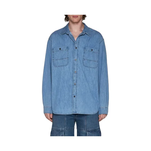 Long-Sleeved Button-Up Shirt
