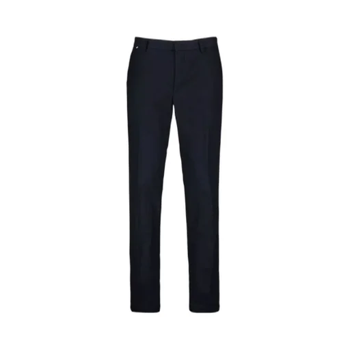 Slim-Cut Concealed-Fastening Chino Trousers