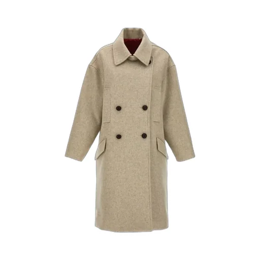 Oversized Double-Breasted Coat