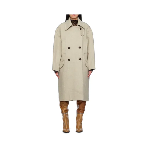 Oversized Double-Breasted Coat