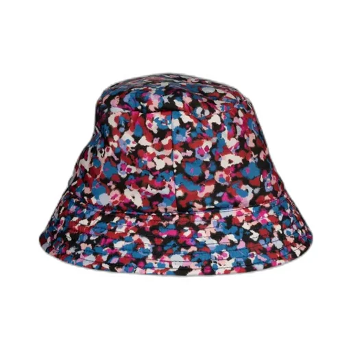 Allover Graphic Printed Drawstring Bucket Hat