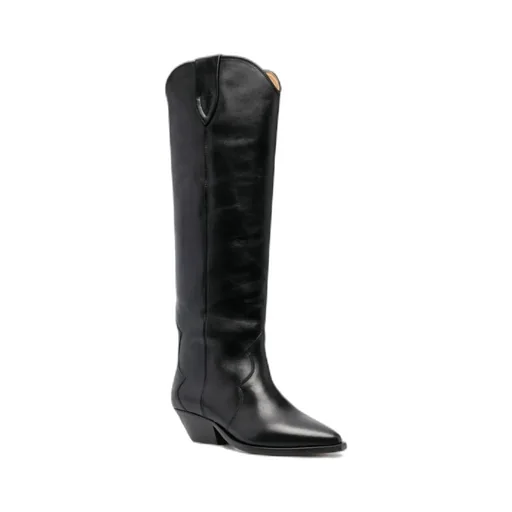 Denvee Pointed Toe Knee-High Boots