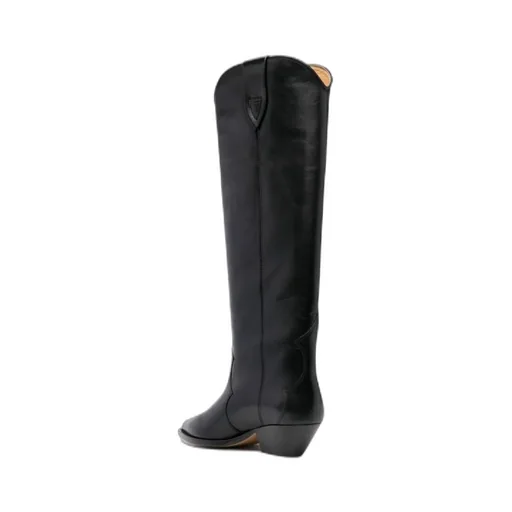 Denvee Pointed Toe Knee-High Boots
