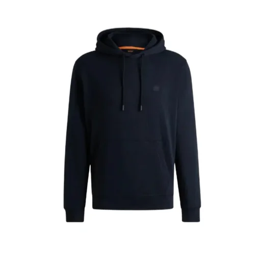 Logo Patch Drawstring Hoodie