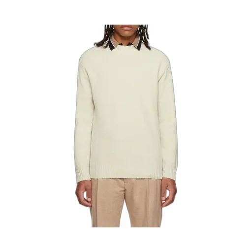 Ribbed-Knit Cotton Jumper