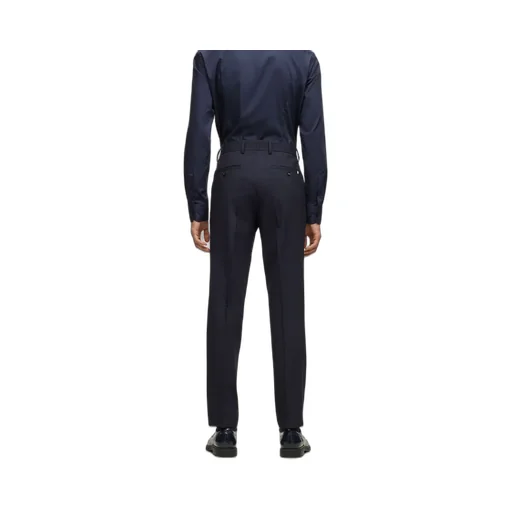 Mid-Rise Tapered Tailored Trousers