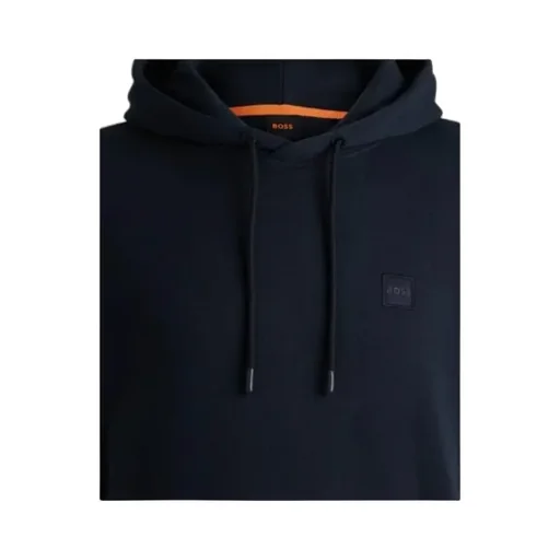 Logo Patch Drawstring Hoodie