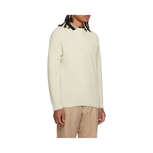 Ribbed-Knit Cotton Jumper