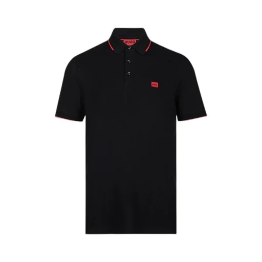 Logo-Patch Cotton Polo Shirt