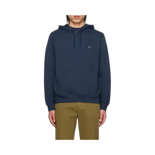 Logo Patch Drawstring Hoodie