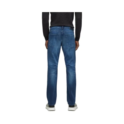Logo-Patch Straight-Leg Jeans