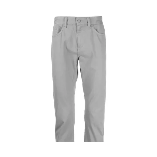 Mid-Rise Cotton Chino Trousers