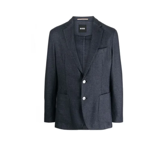 Single-Breasted Blazer With Notched Lapels