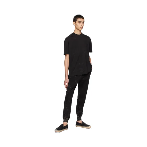 Acid-Wash Track Pants