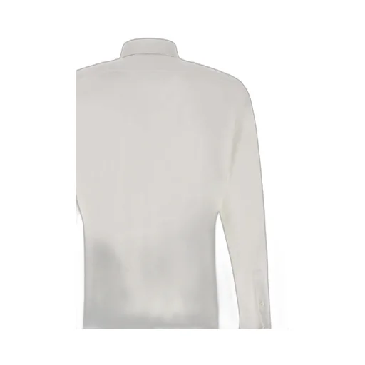 Curved Hem Button-Up Shirt