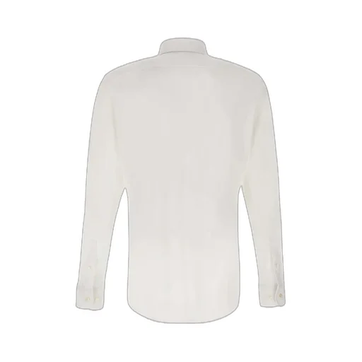 Curved Hem Button-Up Shirt