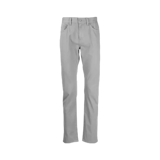 Mid-Rise Cotton Chino Trousers