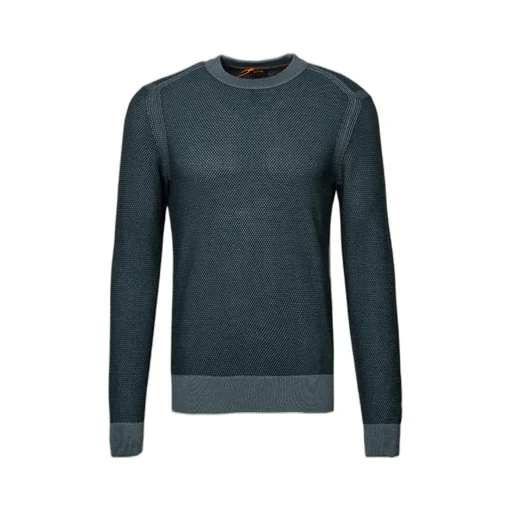 Two-Tone Jacquard Jumper