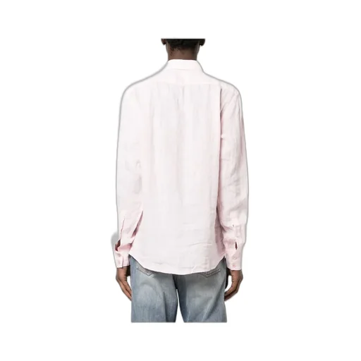 Button-Down Fastening Linen Shirt