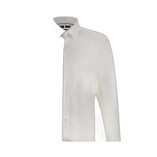 Curved Hem Button-Up Shirt