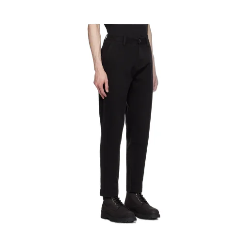 Straight-Leg Cotton Trousers