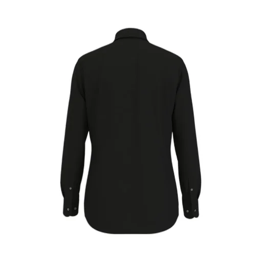 Spread-Collar Button-Up Shirt