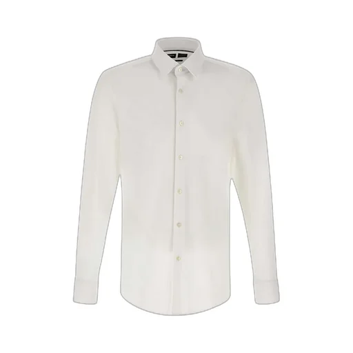 Curved Hem Button-Up Shirt
