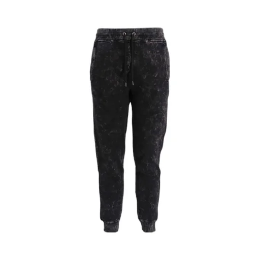 Acid-Wash Track Pants