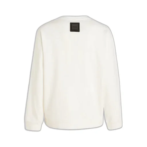 Patch Embellished Crewneck Sweatshirt