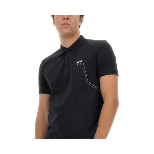 Logo Print Short-Sleeved Polo Shirt