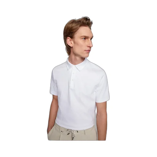 Button Detailed Slim Fit Polo Shirt