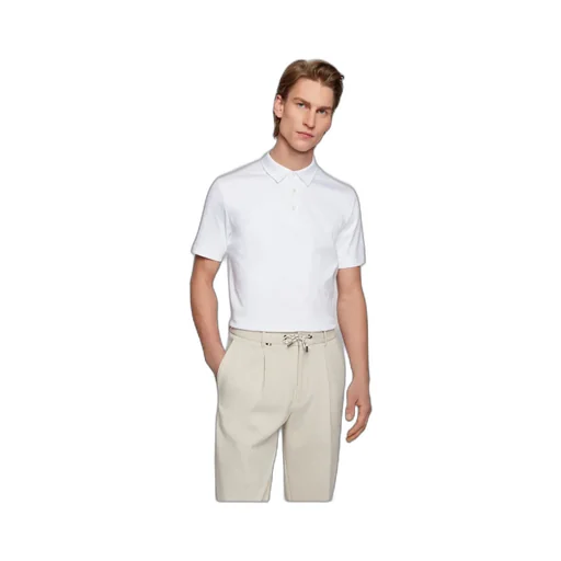 Button Detailed Slim Fit Polo Shirt