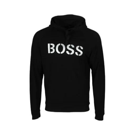 Logo Print Drawstring Hoodie