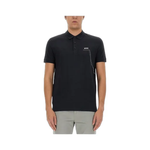 Logo Print Short-Sleeved Polo Shirt